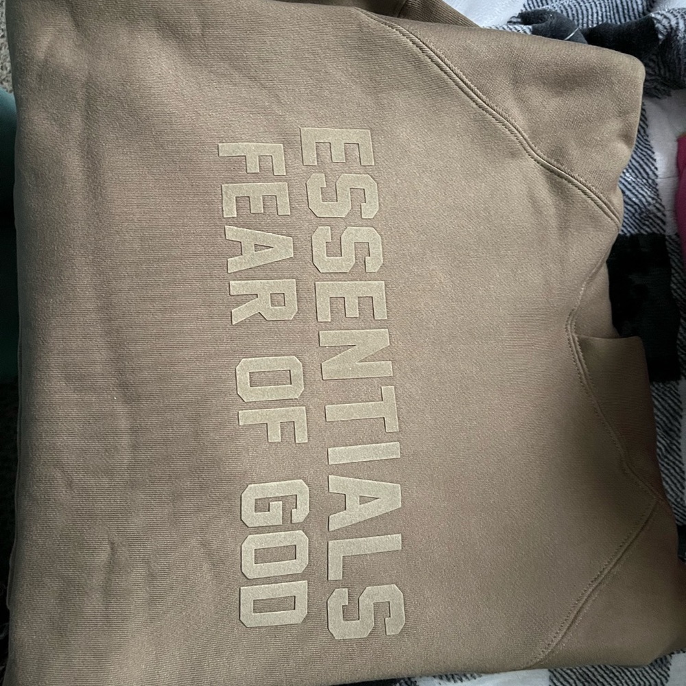 Essentials Fear of God Tan Sweatshirt